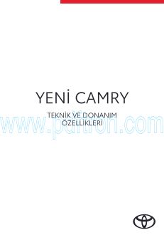 Cover of Toyota Camry 2021 Teknik Ve Donanim Ozellikleri_Tcm 3043 2303534.Pdf